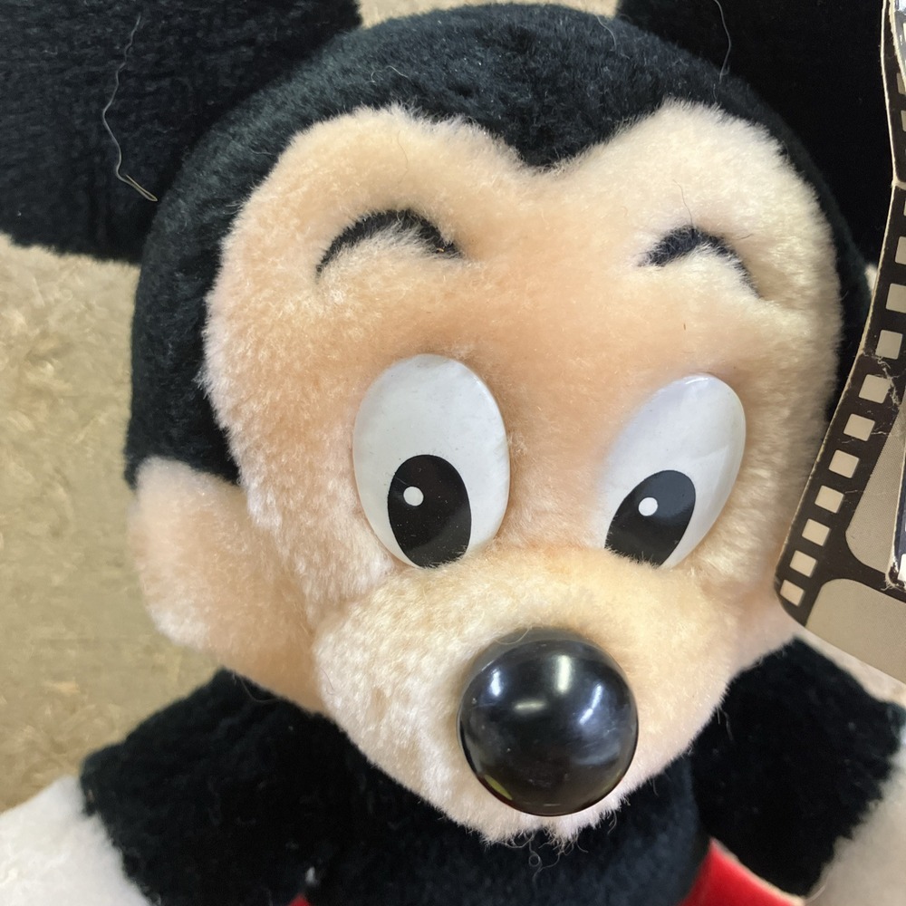 Vintage Mickey Mouse 7" Plush. Walt Disney World Disneyland w/Tag - Picture 3 of 4